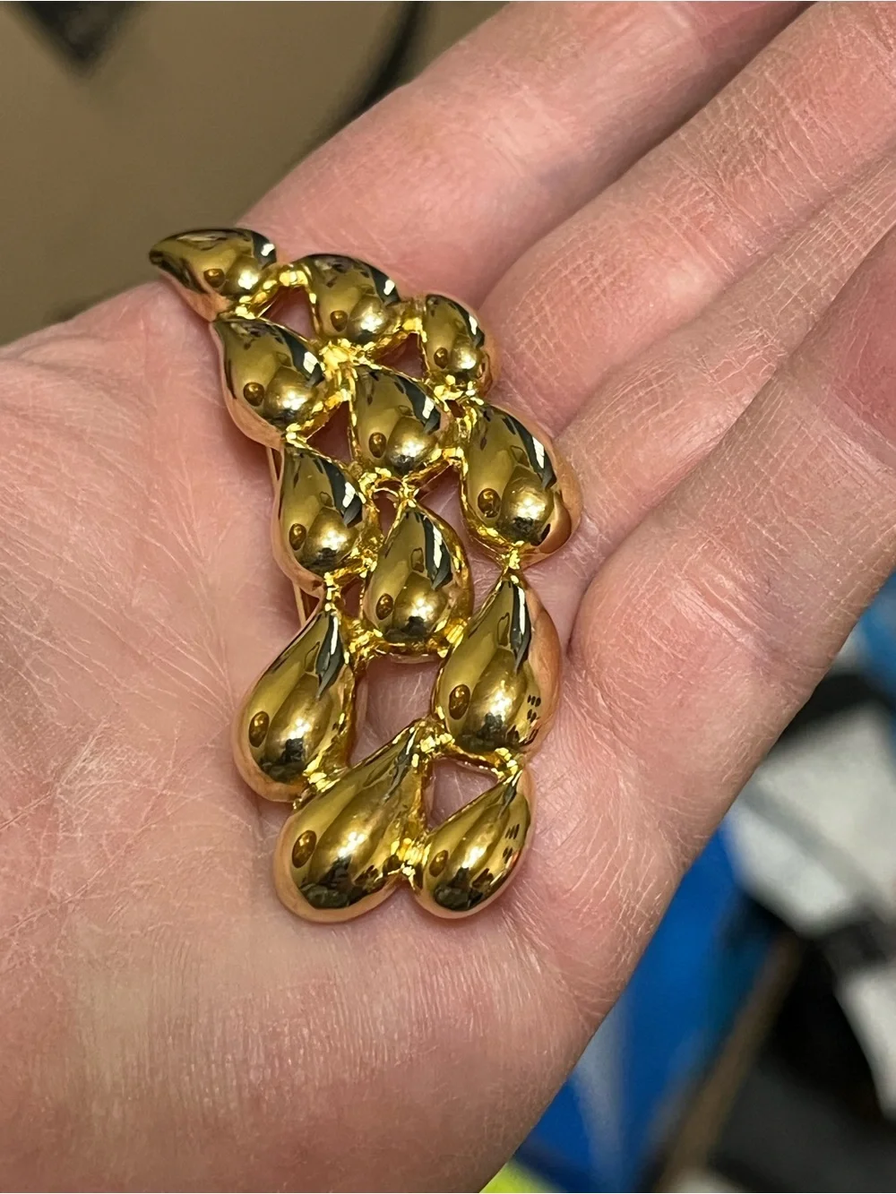 Givenchy Vintage Raindrops Teardrops Brooch